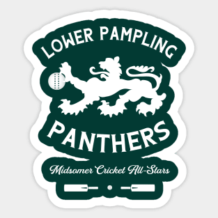 Lower Pampling Panthers Cricket (Midsomer Murders) Sticker